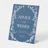 Signe De Table Chinoiserie Florale Conseils & Voeux Pedestal (Recto)