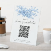 Signe De Table Chinoiserie Wedding Photos QR Code Welcome Script (In SItu)