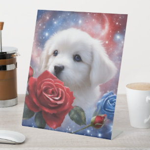 Signe De Table Chiot