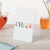 Signe De Table CHLOÉ Prénom Élégant brodé (In SItu)