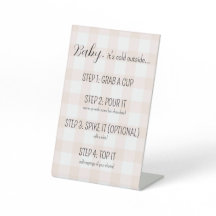 Chocolat chaud / Barre de cidre Signal pour Baby s