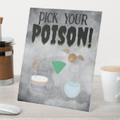 Signe De Table Choisissez votre poison (In SItu)