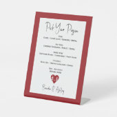 Signe De Table Choisissez votre poison Squelette Mariage Barre ro (Recto)