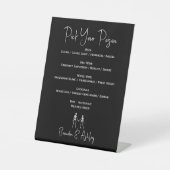 Signe De Table Choisissez votre poison Squelette Mariage Blanc 2  (Recto)