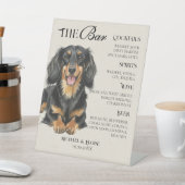 Signe De Table CHOOSE YOUR OWN Dog Wedding or Event Bar Menu (In SItu)