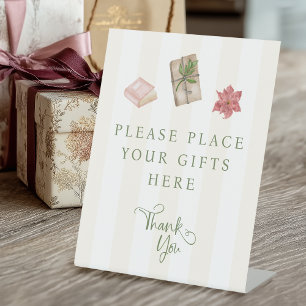 Signe De Table Chose préférée Échange De Cadeaux Place Cadeaux ic