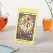 Signe De Table Christ ressuscité au milieu d'une boussole de Tche (In SItu)