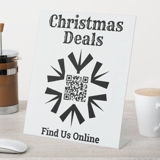 Signe De Table Christmas Deals Online with QR Code (In SItu)