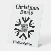 Signe De Table Christmas Deals Online with QR Code (Recto)