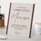 Signe De Table Christmas Mimosa bar Signale Fête des mariées Brun (In SItu)