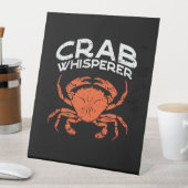Signe De Table Chuchoteur de crabes Vintage (In SItu)