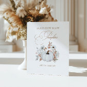 Signe De Table Chute Citrouille blanc Devine combien de Citrouill