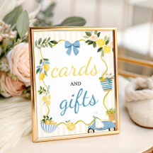 Ciao Baby Lemon Cards and Gifts Sign