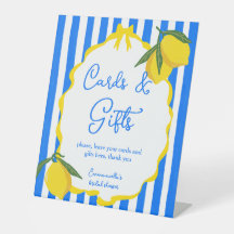 Ciao bella rayures bleues citrons table cadeaux it