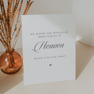 Signe De Table Ciel de calligraphie chic classique Mariage Mémori