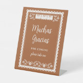 Signe De Table Cielito Lindo Baby shower mexicain Merci (Recto)