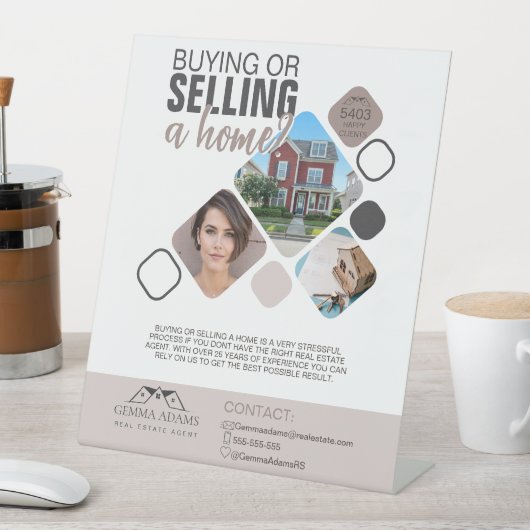 Signe De Table Circulaire immobilière - Achetez ou vendez votre m (In SItu)