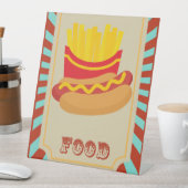 Signe De Table Cirque Anniversaire Fête Nourriture (In SItu)