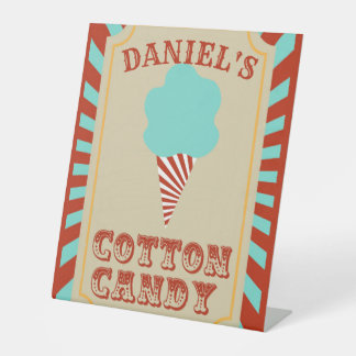 Signe De Table Cirque Anniversaire Fête Nourriture