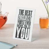 Signe De Table Citation motivationnelle : améliorer et vous aimer (In SItu)