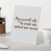 Signe De Table Citation Motivationnelle Originale Signale Pedesta (In SItu)