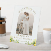 Signe De Table Citron Elegant Moderne Fête des mariées de bienven (In SItu)