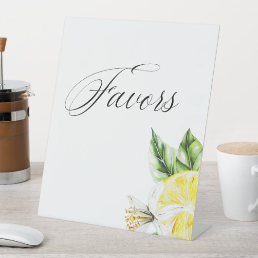 Signe De Table Citron Méditerranée Douche faveurs (In SItu)