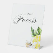 Signe De Table Citron Méditerranée Douche faveurs (Recto)