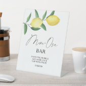 Signe De Table Citrons - Affiche de bar Mon-osa (In SItu)
