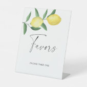 Signe De Table Citrons - Affiche Faveurs (Recto)