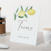 Signe De Table Citrons - Affiche Faveurs (In SItu)