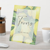 Signe De Table Citrons - Affiche Faveurs (In SItu)