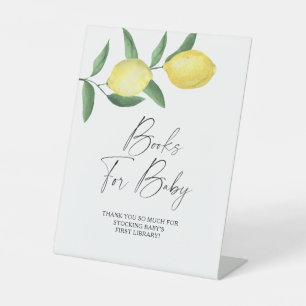Signe De Table Citrons - livres pour bébé poster