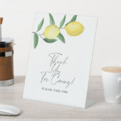 Signe De Table Citrons - Merci pour l'affiche à venir (In SItu)