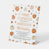 Signe De Table Citrouille 18e anniversaire heure Capsule (Recto)