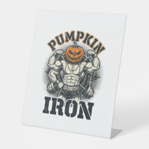 Signe De Table Citrouille Fer Vintage Bodybuilding Design Hallowe