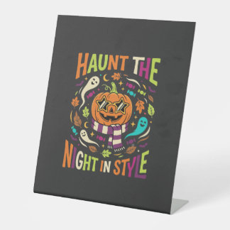 Signe De Table Citrouille Halloween Cool Jack Lantern