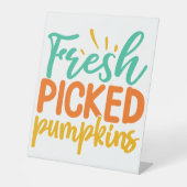 Signe De Table Citrouilles frais (Recto)