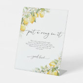 Signe De Table Citrus Citrus Mariage Placer Une Bague Sur Le Pann (Recto)