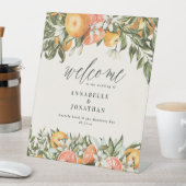 Signe De Table Citrus orange botanique moderne accueil rustique (In SItu)