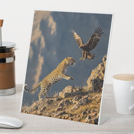 Signe De Table Clash des prédateurs - Ciel vs bandes (In SItu)