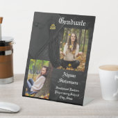 Signe De Table Class of 2026 Black Tassel Dignified Graduation (In SItu)