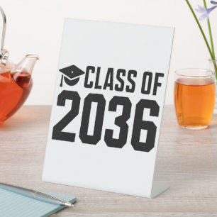 Signe De Table Classe de 2036 Grandis avec moi Retour à l'école