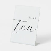 Signe De Table Classic Table Number 10 (Recto)