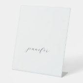 Signe De Table Classical Handwriting Minimalist Professional (Recto)