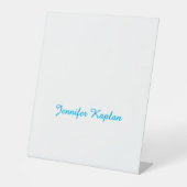 Signe De Table Classical Handwriting Minimalist Professional (Recto)