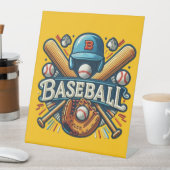 Signe De Table Classique Baseball Essentials / Stylish Retro Lege (In SItu)