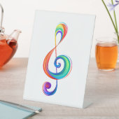 Signe De Table Clé arc-en-ciel (In SItu)