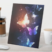 Signe De Table Clowing Night Butterflies (In SItu)