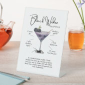 Signe De Table Cocktail Black Widow Martini (In SItu)